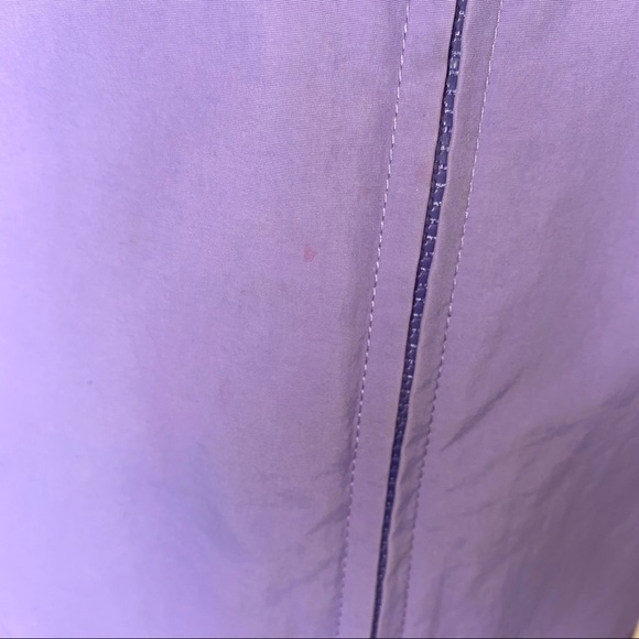 L.L. Bean Fleece Lined Purple Zip Up Vest Size Large - Picture 5 of 8